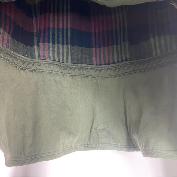 Anthropologie Elevenses military jacket olive green 10 - Picture 8 of 10